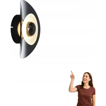 Nástěnné svítidlo Nástěnné svítidlo Zuma Line černé, integrovaný LED zdroj 0 W