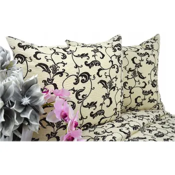 Povlečení Povlečení bavlna 100% 160x200 Zakázaný květ pozadí ecru 1599 Kobi Polská firma