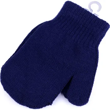 Fitness rukavice Dětské pletené rukavice palčáky Varianta: 8 modrá tmavá, Balení: 1 pár
