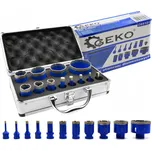 Geko G65101 Sada děrovek 6-68 mm 12 kusů