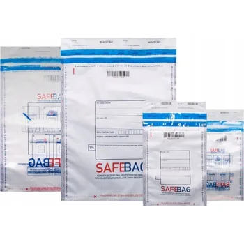 Obálka B4+ Bílá bezpečnostní obálka Bankovní na peníze depozitní DEPOSAFE