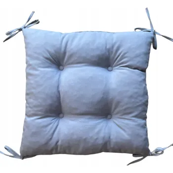 Polštář Polštář na židli ČTVEREC 40x40 cm SVĚTLE ŠEDÝ