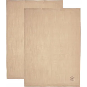 Utěrka BAVLNĚNÉ KUCHYŇSKÉ UTĚRKY BÉŽOVÉ 70X50CM SADA 2KS