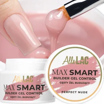 Lak na nehty Stavební Gel na nehty ALLELAC 45 g Max Smart Control Perfect Nude