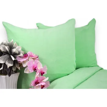 Povlečení Povlečení froté 160x200 cm, barva světle zelená KOBI