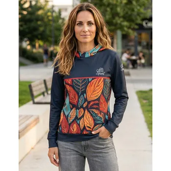 Dámská mikina Dámská funkční mikina premium ALTISPORT VOJ/ALW061MI01 ORANŽOVÁ/MODRÁ XXXL