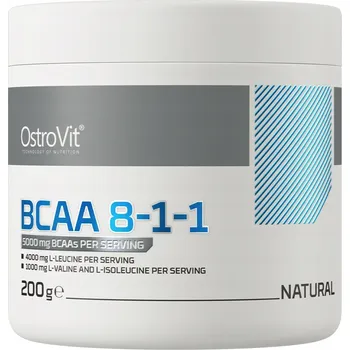 Aminokyselina BCAA prášek OstroVit BCAA 8-1-1 200g OstroVit 200 g přírodní