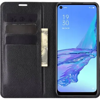 Pouzdro na mobilní telefon Flipové pouzdro Spacecase pro Oppo A53 2020, černé