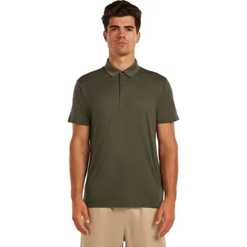 Pánská móda Pánské merino polo triko ICEBREAKER Mens Mer 150 Tech Lite III SS Polo, Dark Loden velikost: XXL