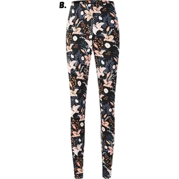 Dámské kalhoty DÁMSKÉ ZATEPLENÉ LEGÍNY černé Fannifen H705A (Dámské teplejší legíny)