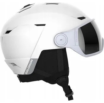 Lyžařská helma Salomon Icon Lt Visor White/Uni Si - S 53-56