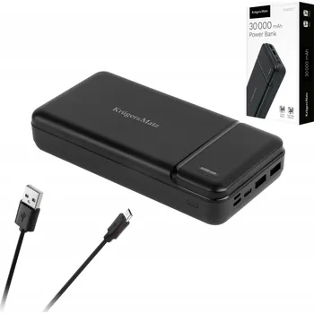 Powerbanka Powerbanka Kruger&Matz 30000 mAh černá