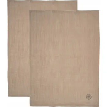 Utěrka BAVLNĚNÉ KUCHYŇSKÉ UTĚRKY HNĚDÉ, SADA 2 KUSŮ 70X50CM