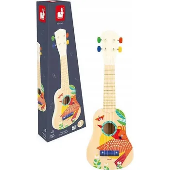 Dřevěná hračka Dřevěné ukulele, vícebarevné, Janod, pro děti od Věk 3+