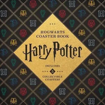 Cizí jazyk Harry Potter Hogwarts Coaster Book : Gryffindor, Ravenclaw, Hufflepuff, Slytherin