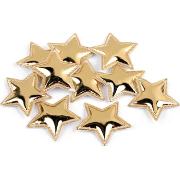 Vánoční dekorace Vánoční hvězda 3D Ø30 mm Varianta: 2 zlatá, Balení: 10 ks