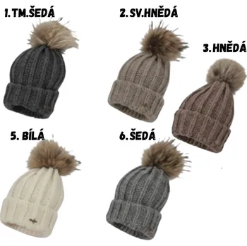 Rukavice Dívčí/Dámská ZIMNÍ ČEPICE Modera PF038