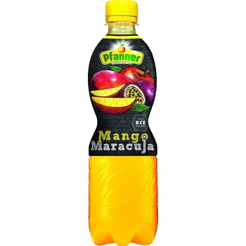 Limonáda Pfanner Mango maracuja 10% 0,5L cena za kartonové balení (Kartonové balení : 12 ks)