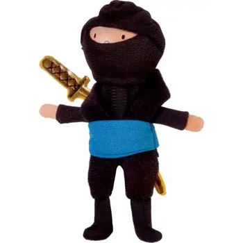 Prstový maňásek modrý ninja Fiesta Crafts