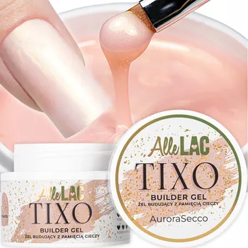 Lak na nehty Stavební Gel Na Prodlužování nehtů ALLELAC 45 g Tixo Aurora Secco
