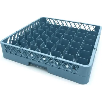 Myčka nádobí Stojan na sklo do myčky nádobí – 50 x 50 cm – 49 přihrádek