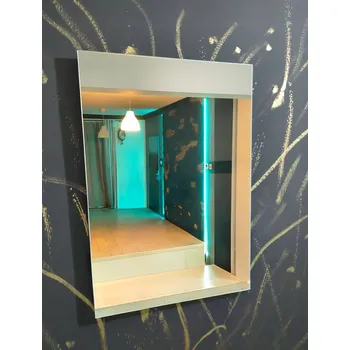 Zrcadlo Klasické Zrcadlo Duša | 90x90 cm | 14 | Polský výrobek