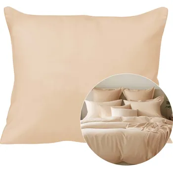 Povlak na polštářek SATÉNOVÝ DEKORAČNÍ POVLAK NA POLŠTÁŘ SATYNLOVE 50X60 CM SVĚTLEBÉŽOVÁ