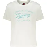 Tommy Jeans DW0DW21404 Dámské tričko bílé XL
