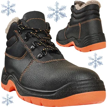Pracovní obuv Pracovní boty 24h-BHP zimní zateplené boty se zdvihem SB velikost 47