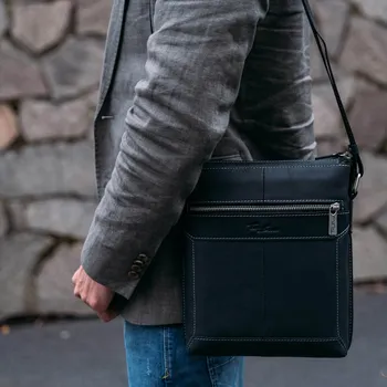 Pánská aktovka Kožená taška přes rameno Forgy BL