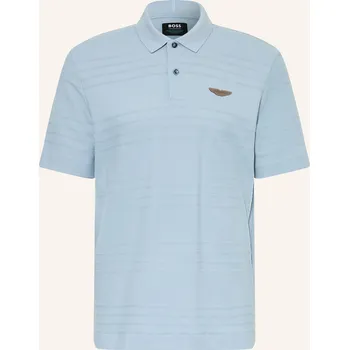 Pánská košile Boss Pánská Piqué Polokošile Parris, černošedá, L