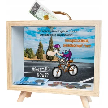 Pokladnička Pokladnička z MDF, Dárek ke Dni otců pro tátu