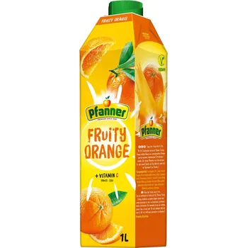 Limonáda Fruity Pomeranč 100% 1L (Kartonové balení : 12 ks)