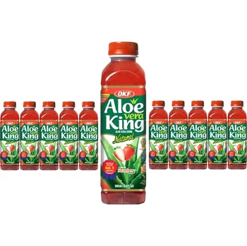 Limonáda OKF Aloe Vera King Strawberry Drink 500ml - 10x 500ml