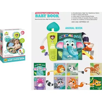 Hračka pro nejmenší Interaktivní edukativní knížka Džungle pro miminka