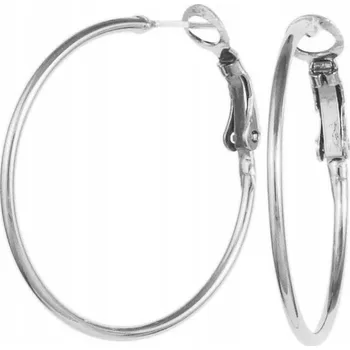 Náušnice STŘÍBRNÉ NÁUŠNICE VELKÉ KRUHY KOLEČKA 8,5 cm GIGANT