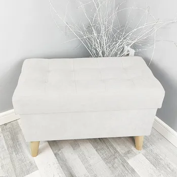 Taburet Taburet s úložným prostorem Florencie 60 × 30 cm, krémový Soro 02