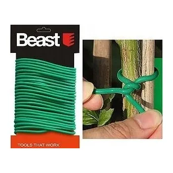 Vrták ZAHRADNÍ DRÁT PRO ROSTLINY A KVĚTINY MĚKKÝ OBALOVANÝ 2.5MM x 10M PEVNÝ