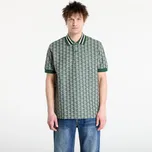 Tričko LACOSTE Short Sleeved Ribbed Collar Shirt Green/ Sinople 4