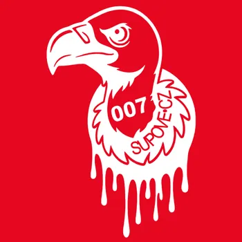 Samolepicí dekorace na vozidlo Samolepka SUPOVE.cz - SUP (bílá)