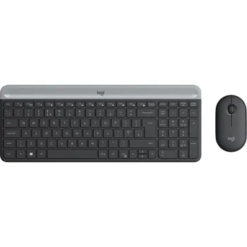 set Logitech slim Wireless MK470 - graphite, US 920-009204