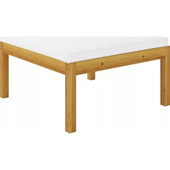 Zahradní podnožka s polštářem, masivní akáciové dřevo