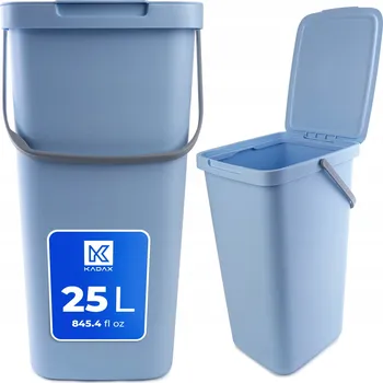 Odpadkový koš KADAX ODPADKOVÝ KOŠ NÁDOBA NA ODPAD 25L KYBLÍK NA TŘÍDĚNÍ S UCHEM