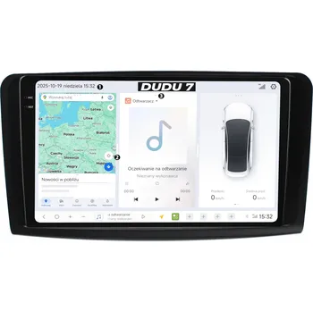 Autorádio AUTORÁDIO S CARPLAY A ANDROID AUTO PRO MERCEDES BENZ ML W164 12GB