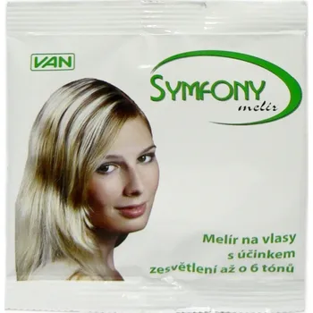 Barva na vlasy Symfony Melír na vlasy bílý 20 g