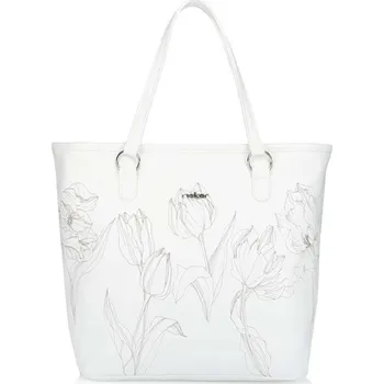 Kabelka Dámská kabelka RIEKER C0009-110-TUL bílá W5 -UNI-