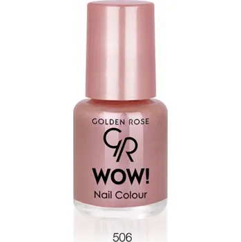 Lak na nehty Lak na nehty Golden Rose 6ml WOW dlouhotrvající 506