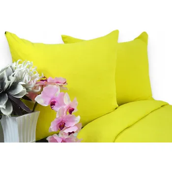 Povlečení Povlečení froté 160x200 cm žluté KOBI