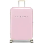 Tvrdý kufr SUITSUIT polykarbonátový růžový 91 l 77 cm Fabulous Fifties