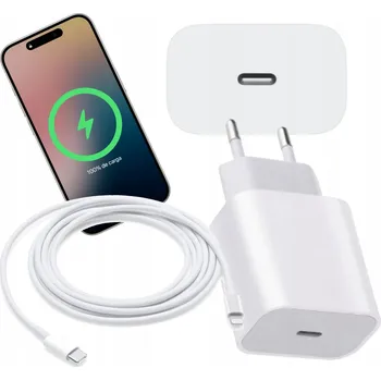 RYCHLÁ USB-C NABÍJEČKA PRO IPHONE 20W + KABEL USB-C / LIGHTNING 200CM